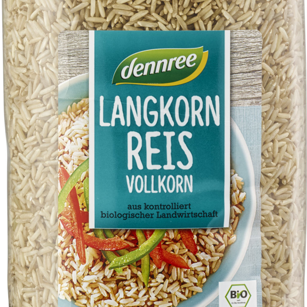 Langkornreis VollkornReis1 kg Packung ⋆ Fahrender Wochenmarkt